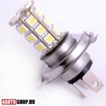   Светодиодная автолампа H4 27 LED SMD 5050 (2шт.)