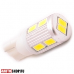   Светодиодная автолампа W5W 10 LED SMD5630 (2шт.)