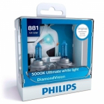  Philips Diamond Vision Галогенная автомобильная лампа Philips H27 881 (2шт.)